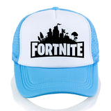 Blue/White Fortnite Mesh Cap