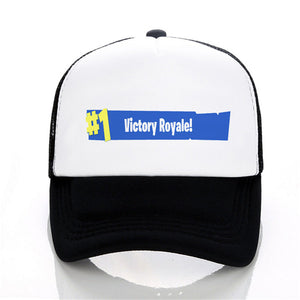 Black/White Victory Royale Mesh Hat