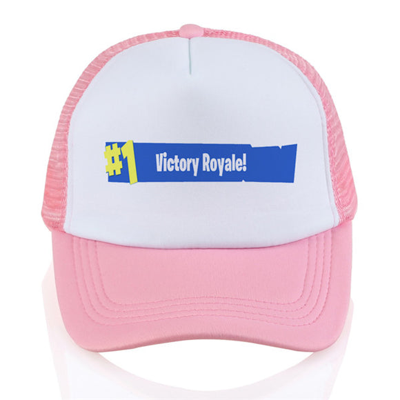 Pink/White Victory Royale Mesh Hat