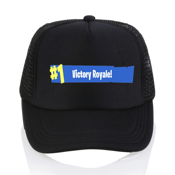 Black Victory Royale Mesh Hat