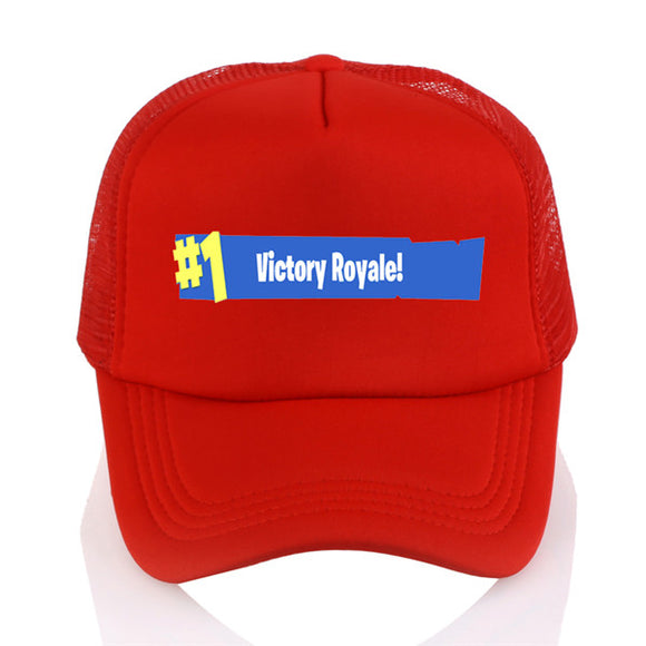Red Victory Royale Mesh Hat