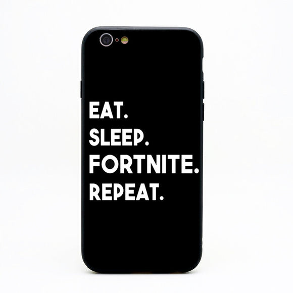 Eat. Sleep. Fortnite. Repeat. iPhone Case